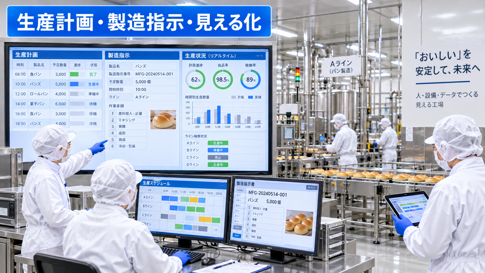 生産計画・製造指示・見える化