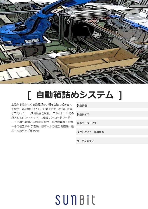 自動箱詰めシステム