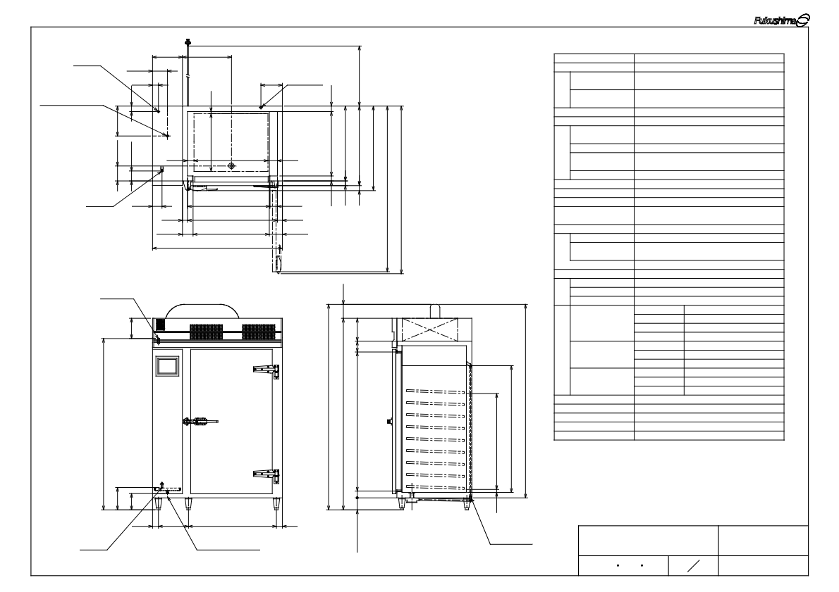 仕様書（クリーン解凍機　QDM-130CM6）