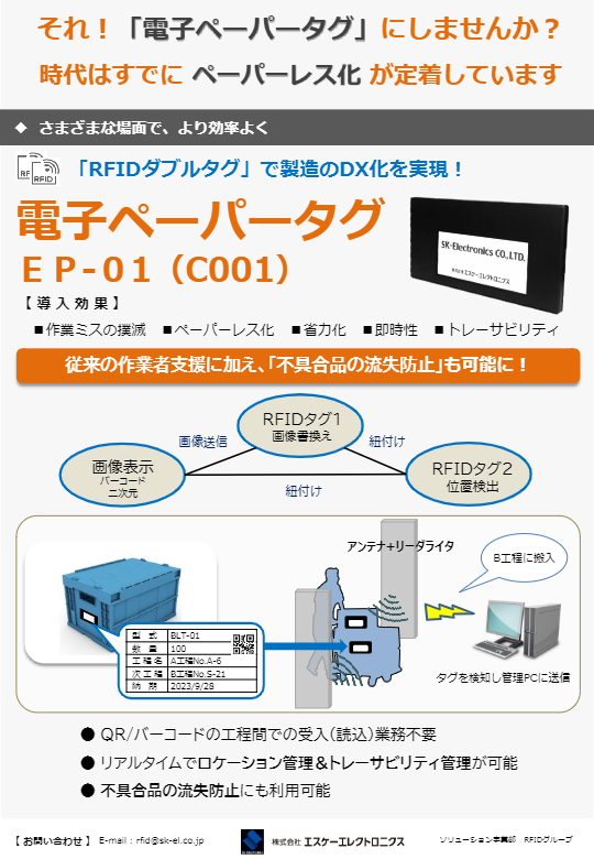 電子ペーパータグカタログ