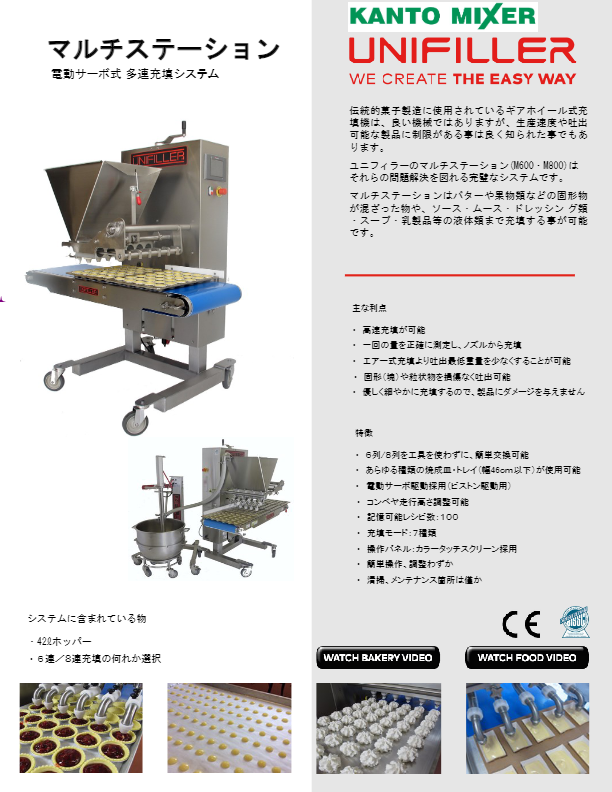 カタログ【充填機『マルチステーション』】