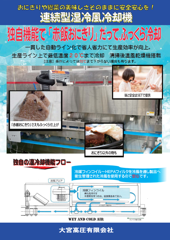 カタログ【連続型湿冷風冷却器】