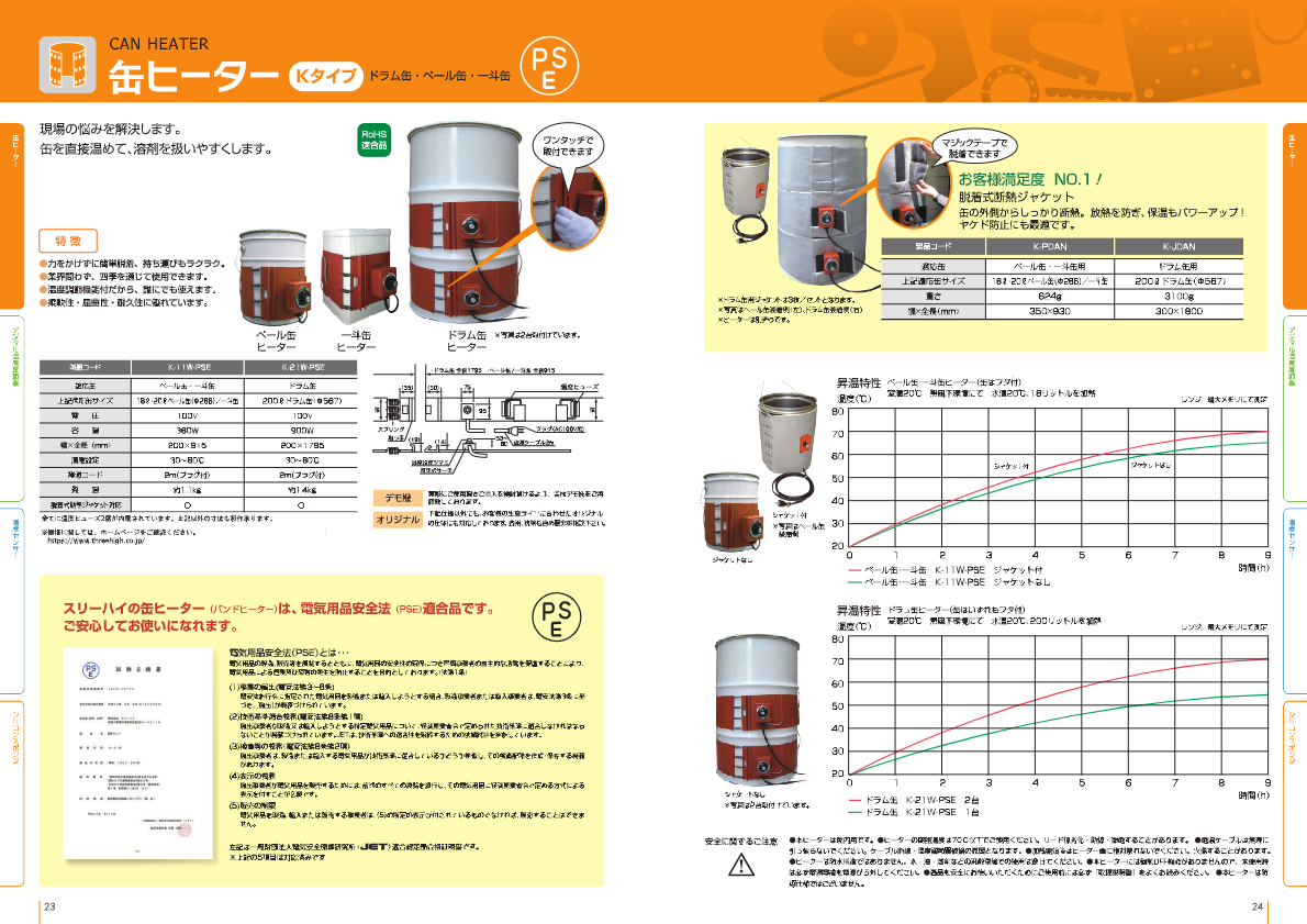 カタログ２（ペール缶・一斗缶ヒーター）