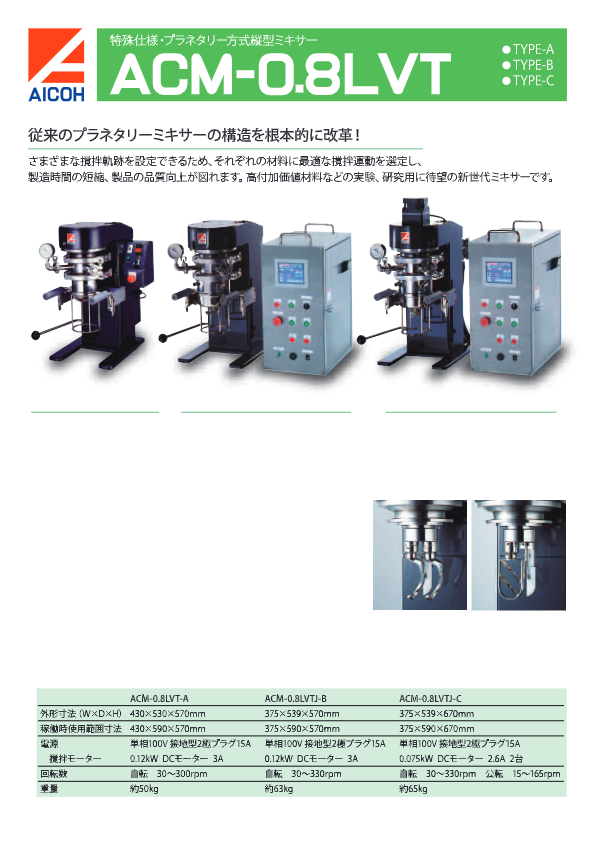 カタログ（小型ACMシリーズ）