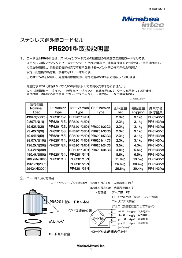カタログ【Datasheet_PR6201】