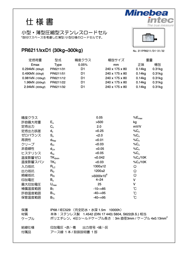 カタログ【Datasheet_PR6211】