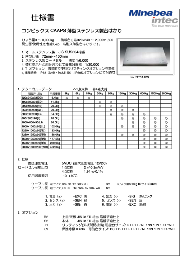 カタログ【Datasheet_Combics_CAAPS】