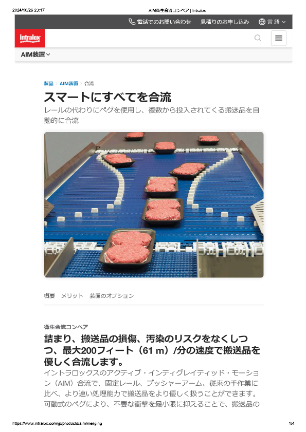 カタログ（AIM装置 合流）
