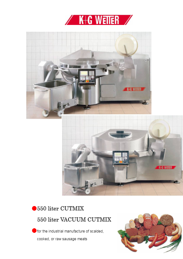 カタログ（ボウルカッター CM550STL）