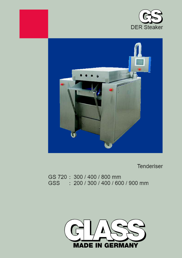 カタログ（プロテイン・アクティベーター／テンダライザー GSシリーズ）