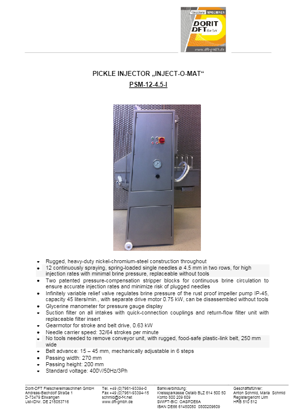 カタログ（インジェクター PSM-12）