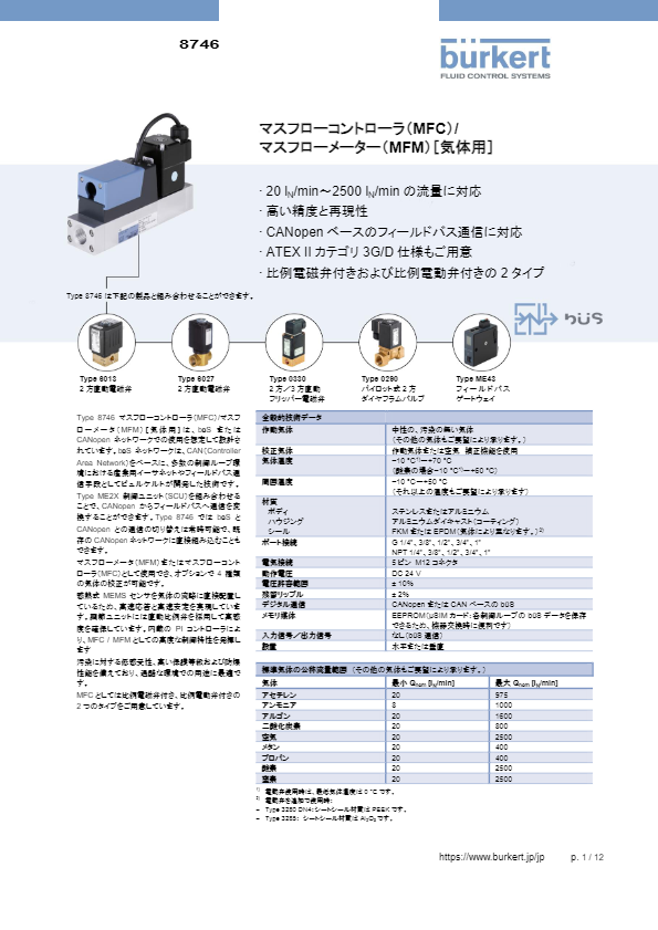 Type8746 MFC_データシート