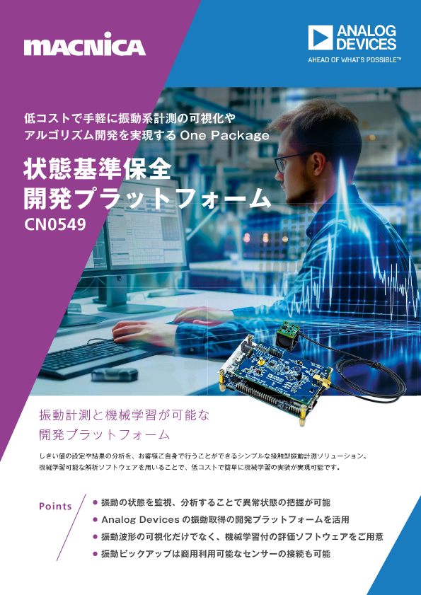 カタログ（状態基準保全（CBM）開発プラットフォーム CN0549）