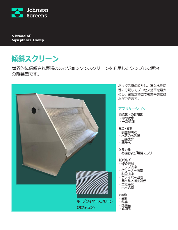 傾斜スクリーン