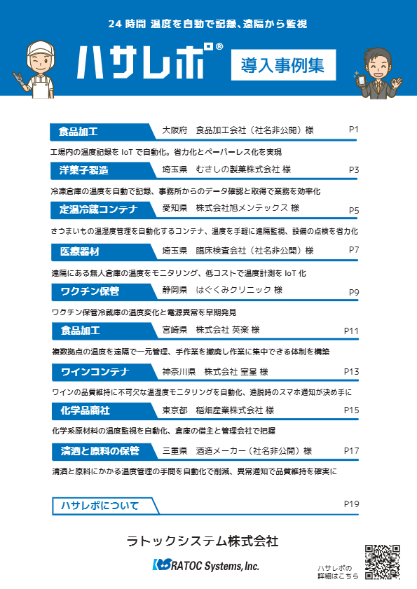 「ハサレポ 」導入事例集