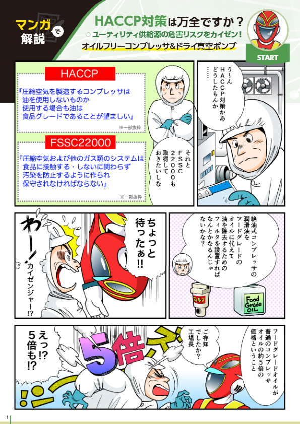 【マンガ資料】HACCP対策は万全ですか？