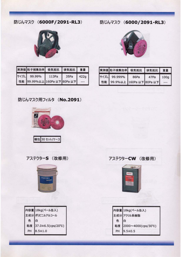 カタログ(除去用処理剤)